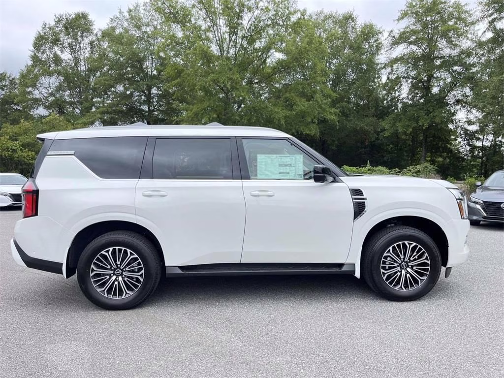 2026 Aspen White Tricoat Nissan Armada Platinum RWD SUV