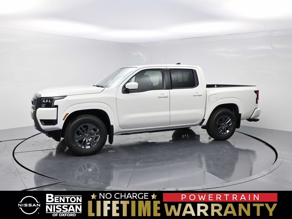 2026 Glacier White Nissan Frontier SV RWD Truck