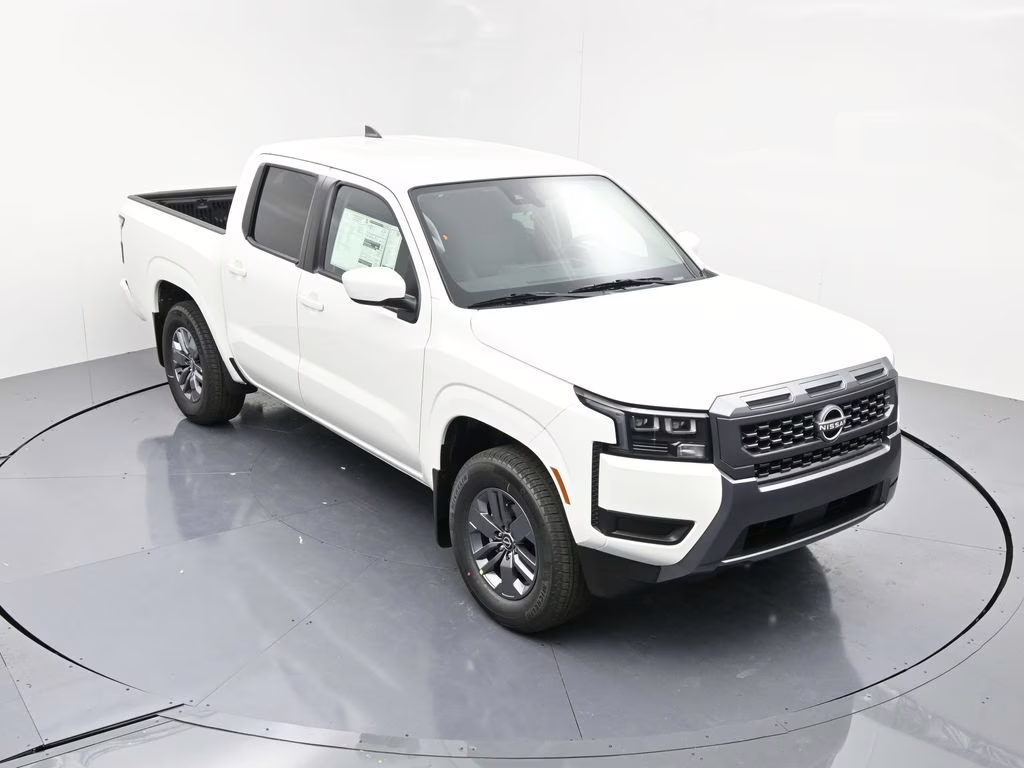 2026 Glacier White Nissan Frontier SV RWD Truck