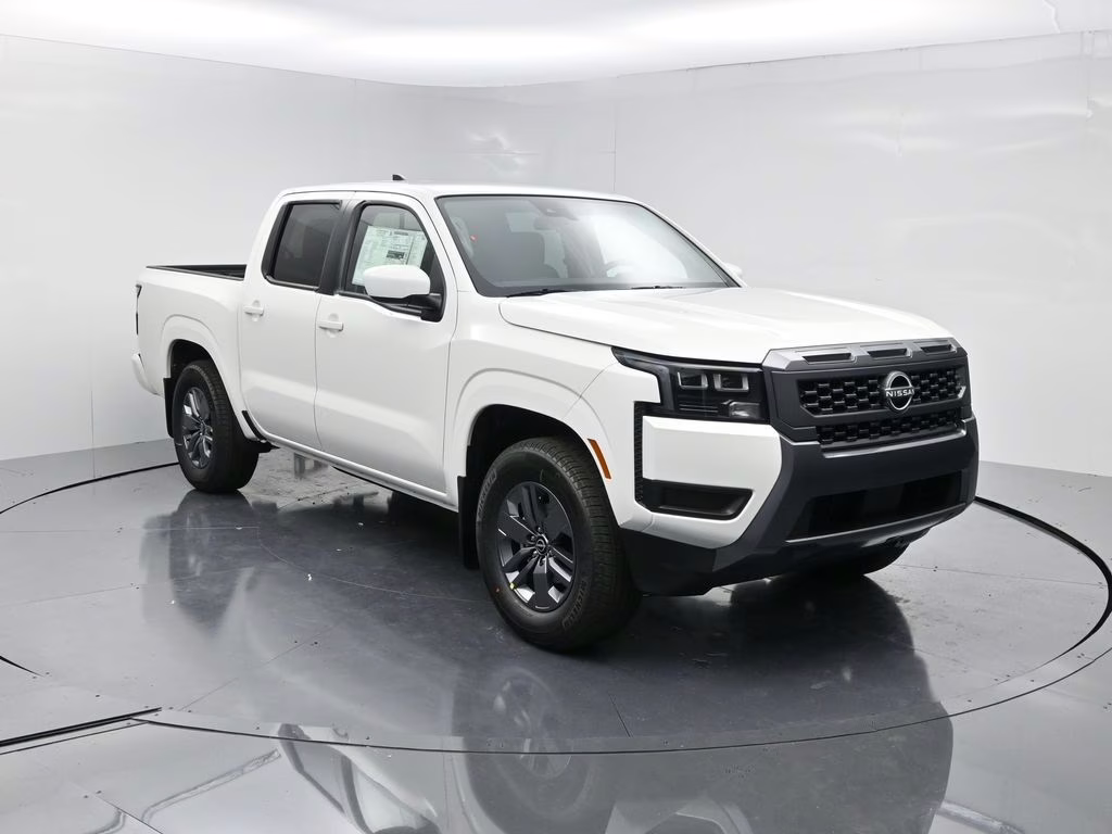 2026 Glacier White Nissan Frontier SV RWD Truck