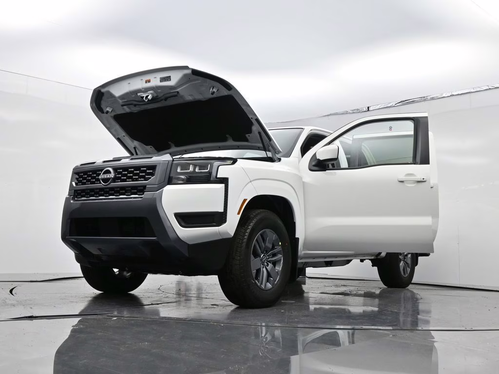 2026 Glacier White Nissan Frontier SV RWD Truck