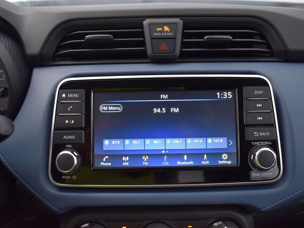 2025 Aspen White Tricoat Nissan Versa 1.6 SV FWD Sedan