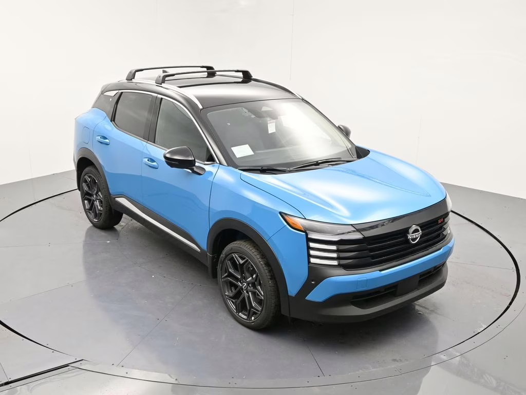 2026 Arctic Ice Blue/Black Nissan Kicks SR FWD SUV
