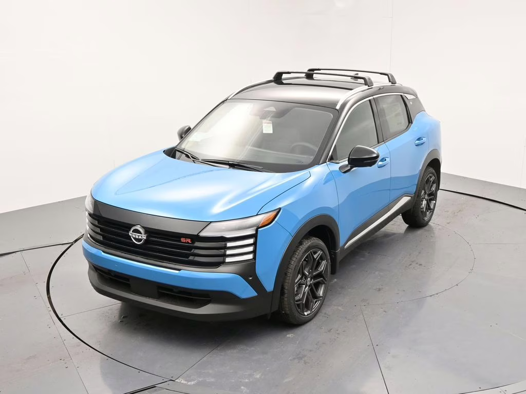 2026 Arctic Ice Blue/Black Nissan Kicks SR FWD SUV
