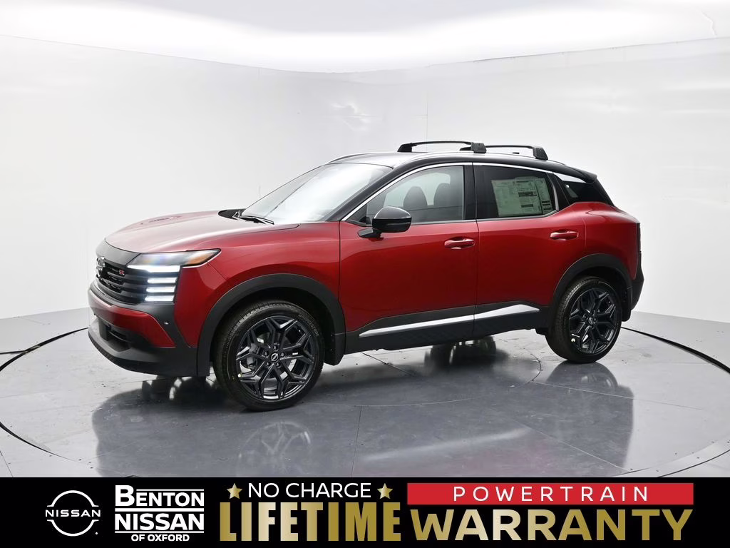 2026 Scarlet Ember/Super Black Nissan Kicks SR FWD SUV