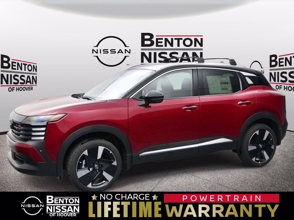 2026 Scarlet Ember/Super Black Nissan Kicks SR FWD SUV
