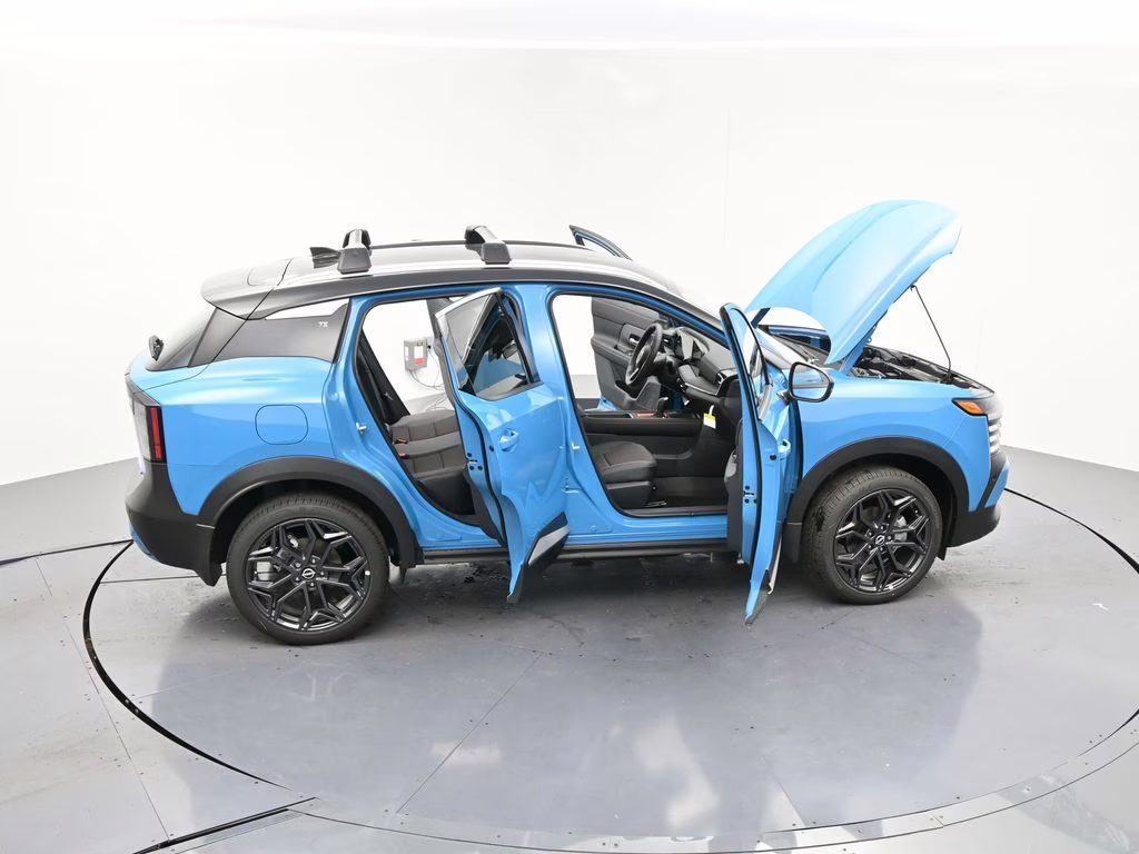 2026 Arctic Ice Blue/Black Nissan Kicks SR FWD SUV