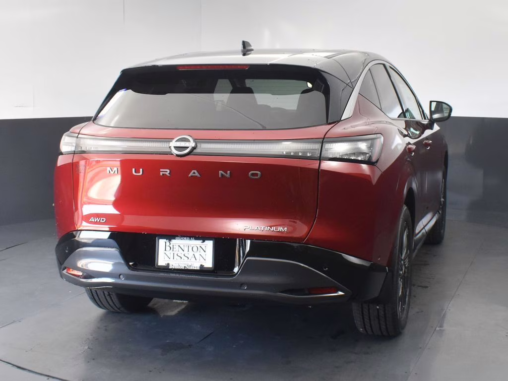 2025 Scarlet Ember Tintcoat/Super Black Nissan Murano Platinum AWD SUV