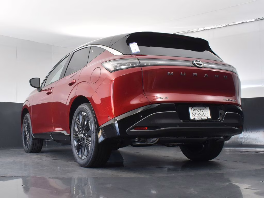 2025 Scarlet Ember Tintcoat/Super Black Nissan Murano Platinum AWD SUV