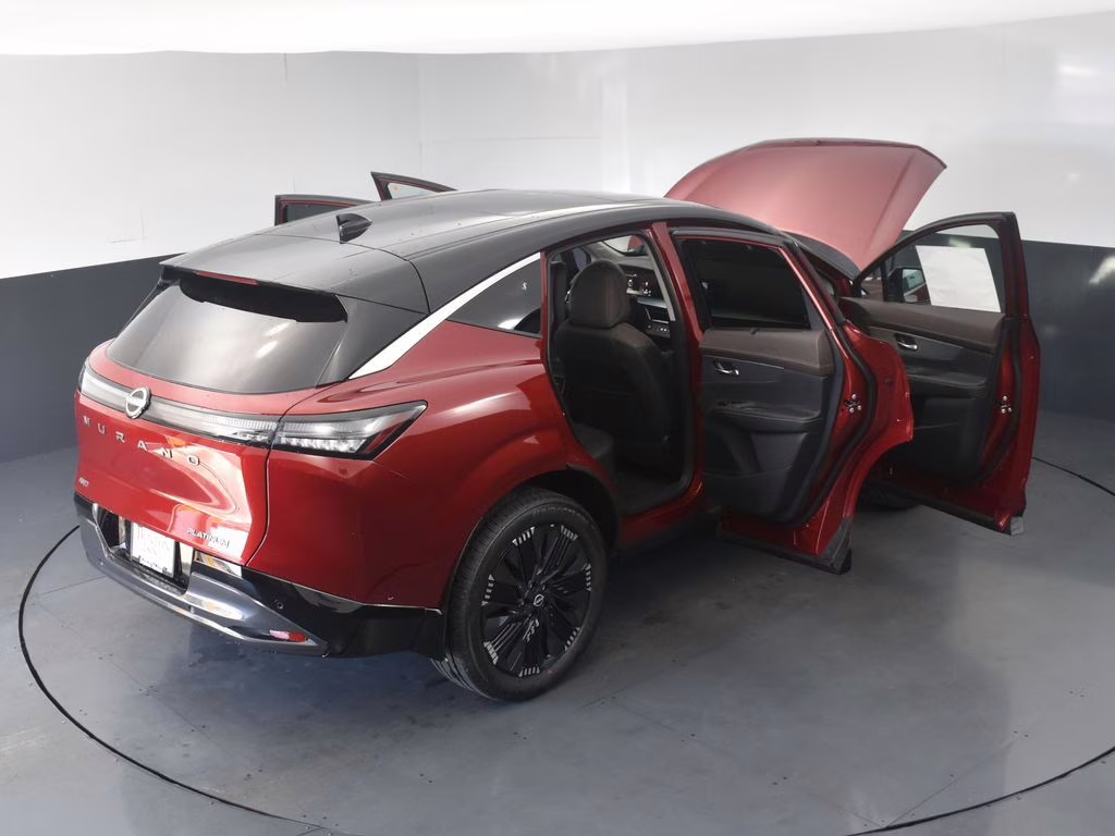 2025 Scarlet Ember Tintcoat/Super Black Nissan Murano Platinum AWD SUV