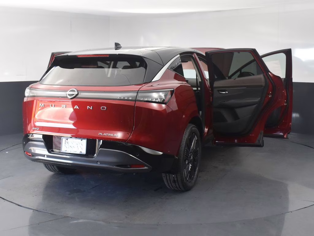 2025 Scarlet Ember Tintcoat/Super Black Nissan Murano Platinum AWD SUV