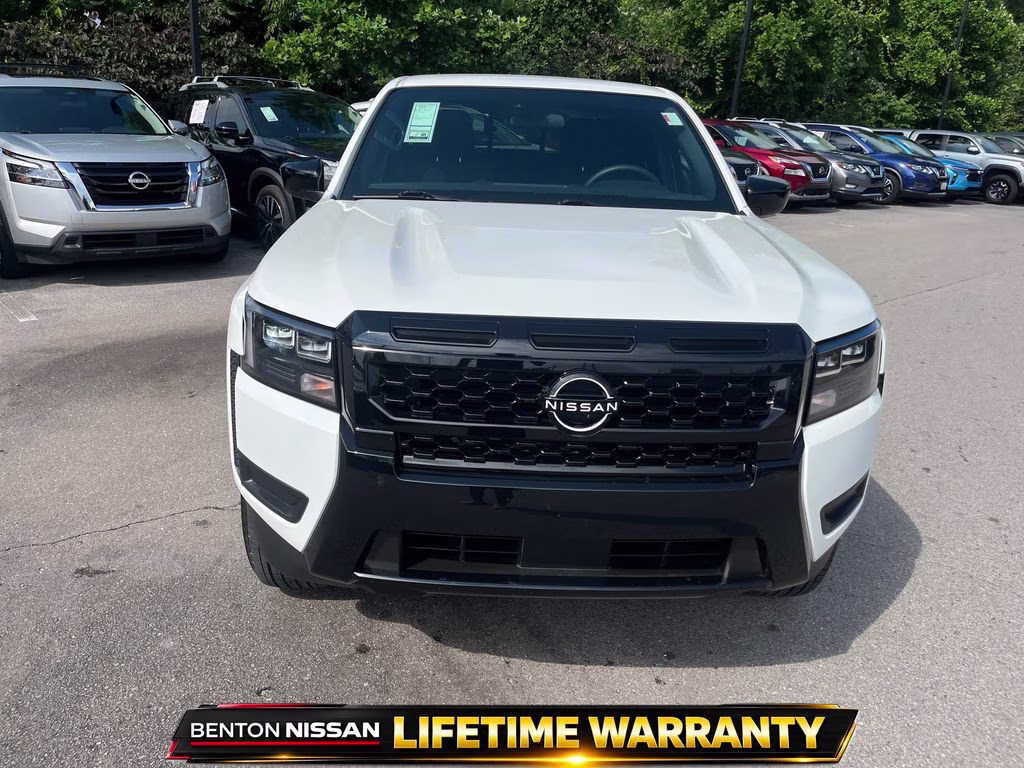 2026 Glacier White Nissan Frontier SV RWD Truck