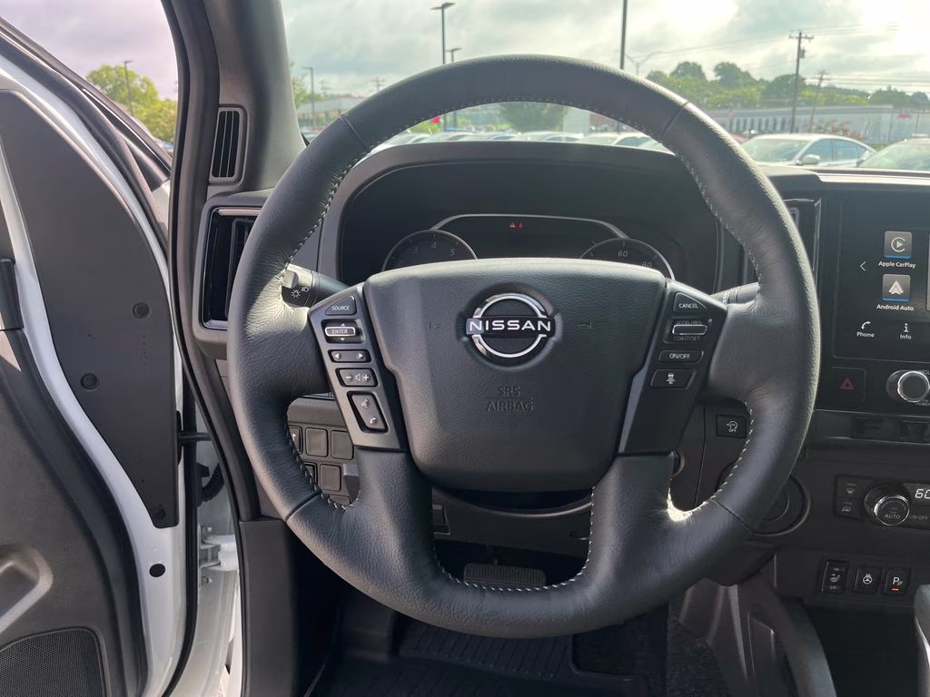 2026 Glacier White Nissan Frontier SV RWD Truck