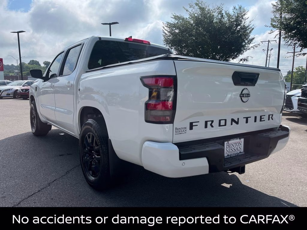 2026 Glacier White Nissan Frontier SV RWD Truck