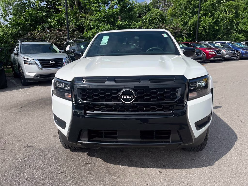 2026 Glacier White Nissan Frontier SV RWD Truck