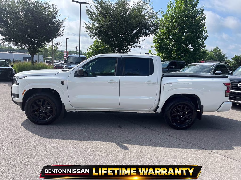 2026 Glacier White Nissan Frontier SV RWD Truck