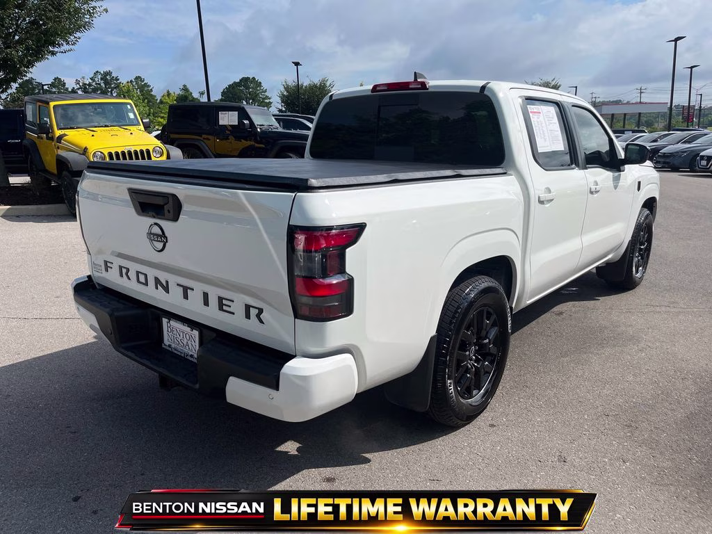 2026 Glacier White Nissan Frontier SV RWD Truck