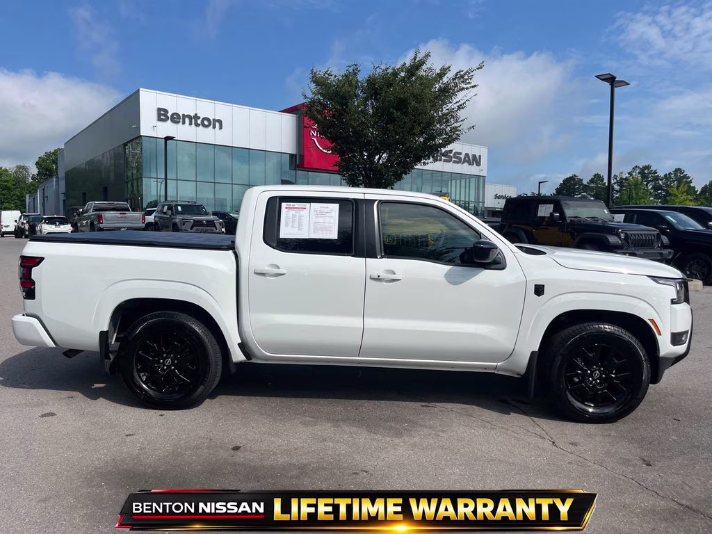 2026 Glacier White Nissan Frontier SV RWD Truck