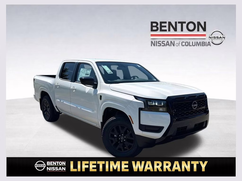 2026 Glacier White Nissan Frontier SV RWD Truck