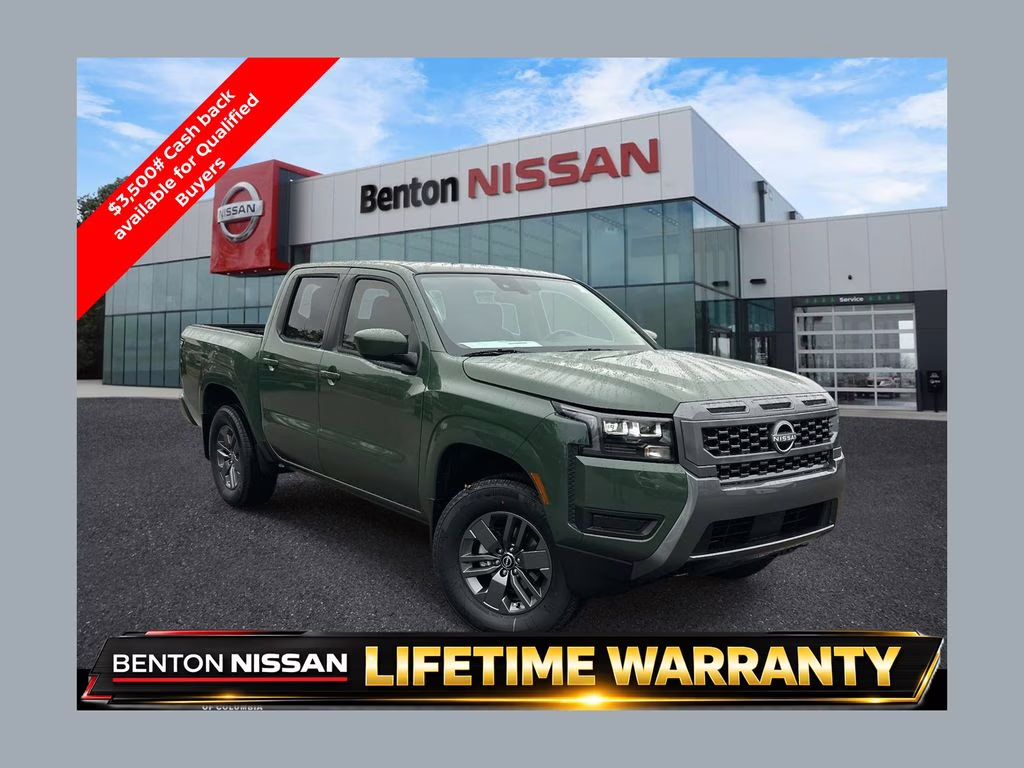 2026 Tactical Green Metallic Nissan Frontier SV 4X4 Truck