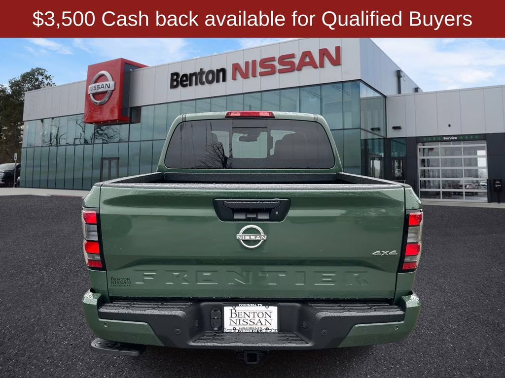 2026 Tactical Green Metallic Nissan Frontier SV 4X4 Truck