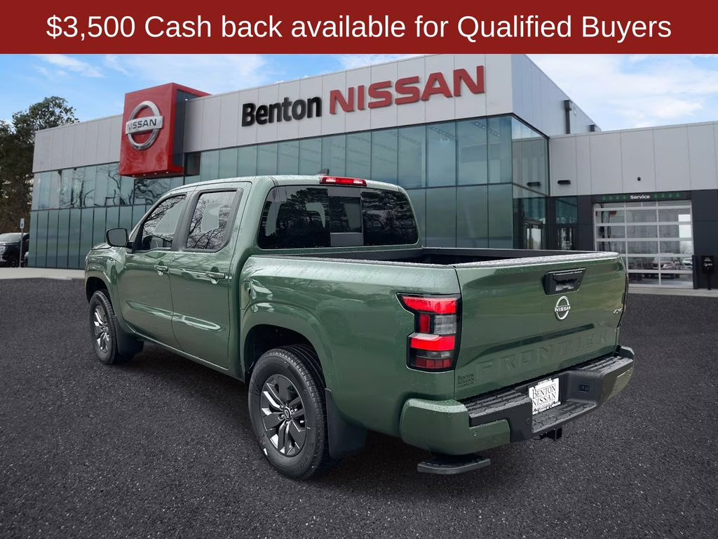 2026 Tactical Green Metallic Nissan Frontier SV 4X4 Truck