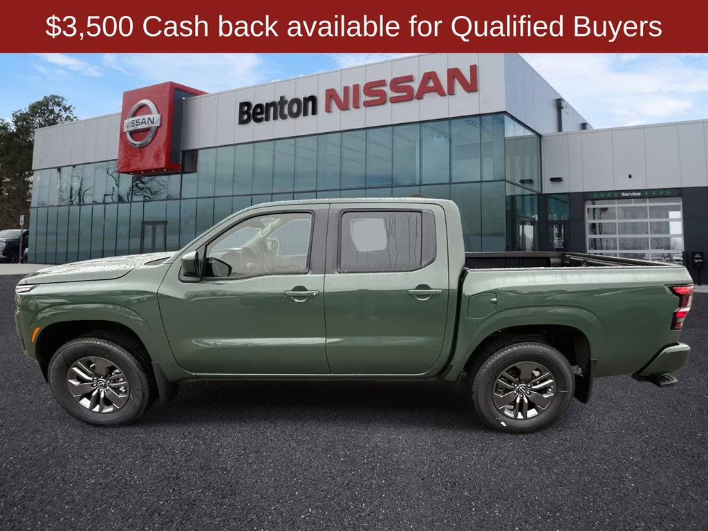 2026 Tactical Green Metallic Nissan Frontier SV 4X4 Truck