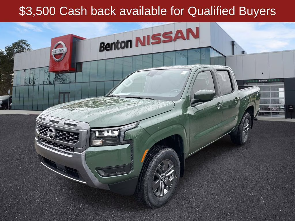 2026 Tactical Green Metallic Nissan Frontier SV 4X4 Truck