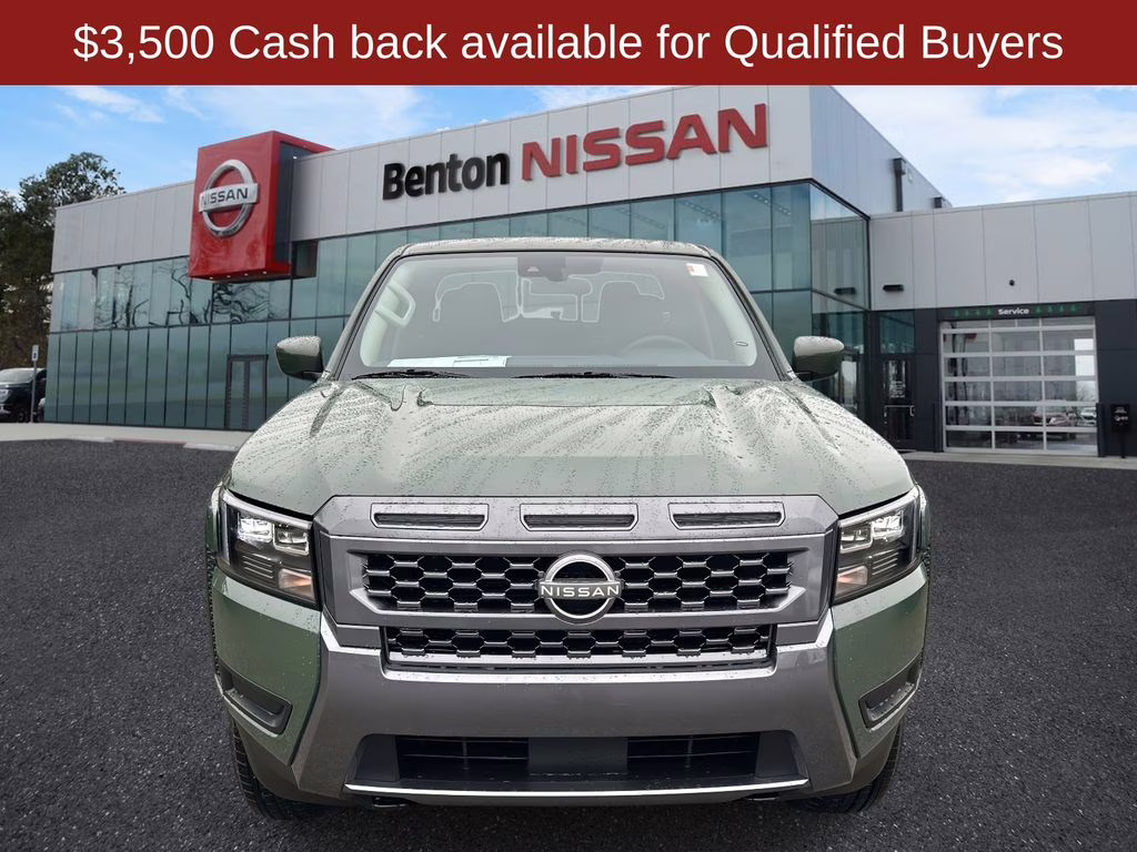 2026 Tactical Green Metallic Nissan Frontier SV 4X4 Truck