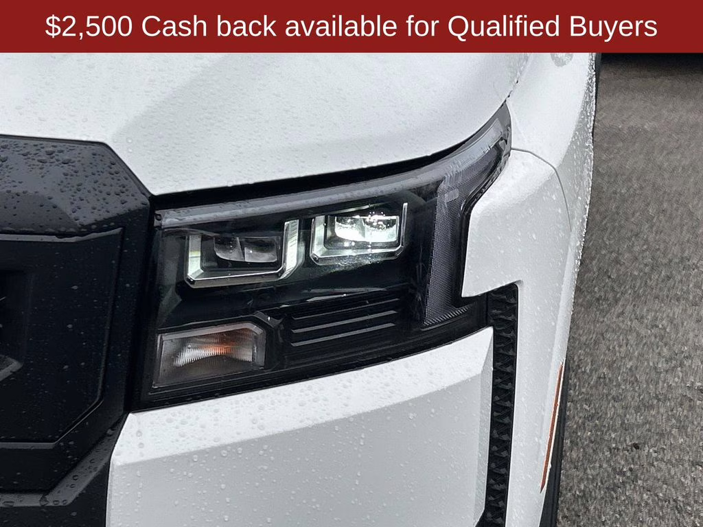 2026 Glacier White Nissan Frontier S 4X4 Truck