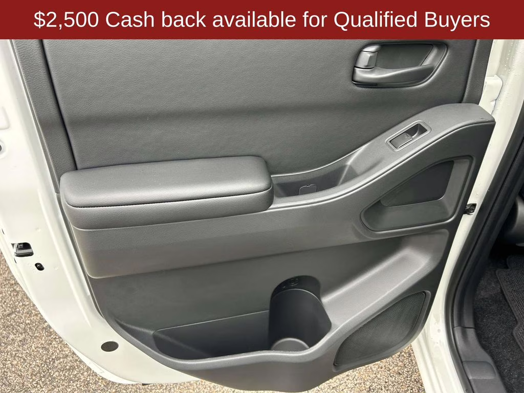 2026 Glacier White Nissan Frontier S 4X4 Truck