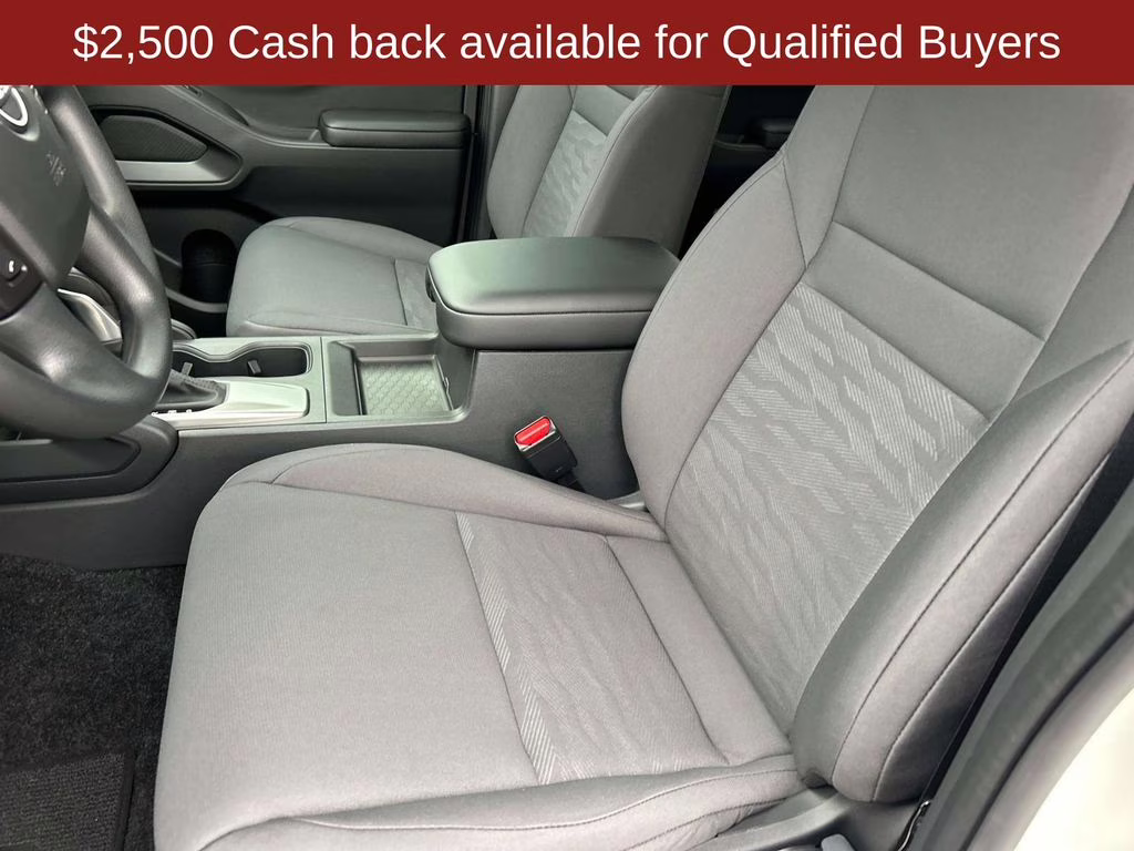 2026 Glacier White Nissan Frontier S 4X4 Truck