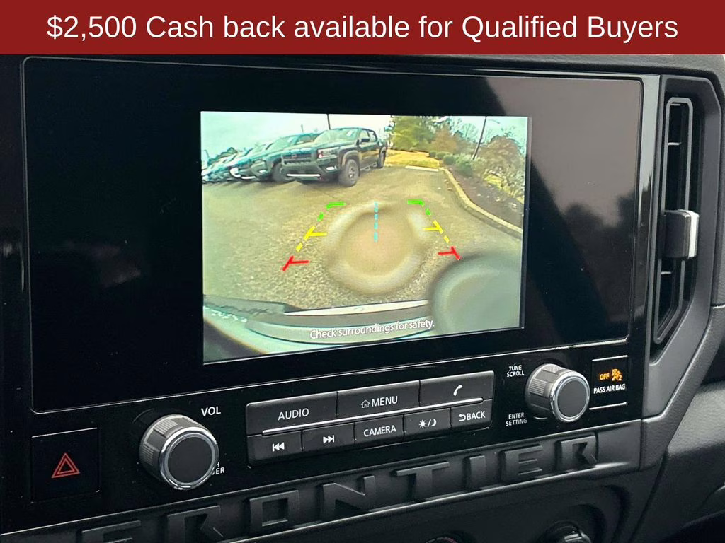 2026 Glacier White Nissan Frontier S 4X4 Truck