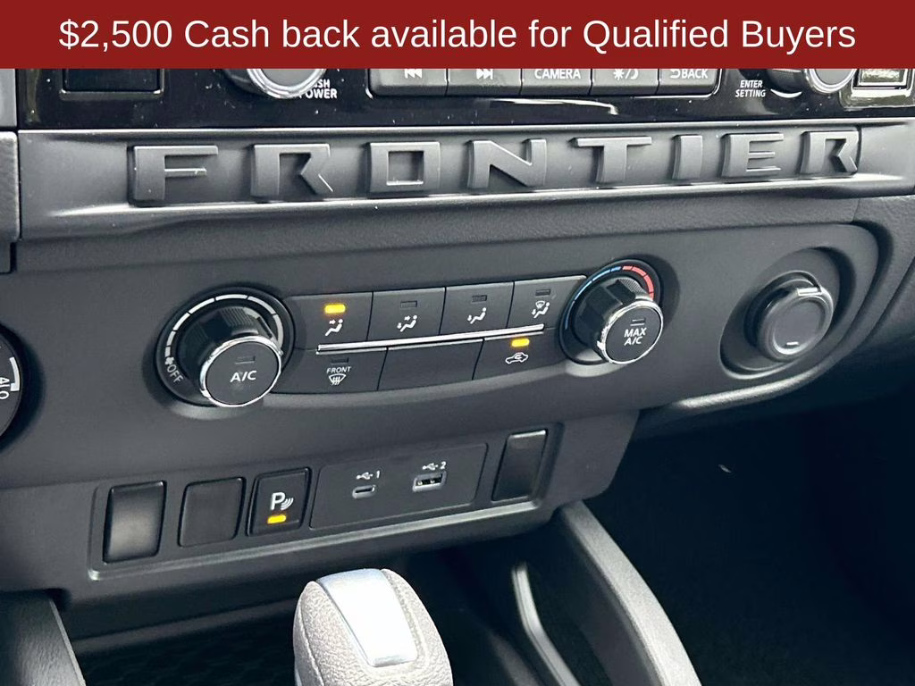 2026 Glacier White Nissan Frontier S 4X4 Truck