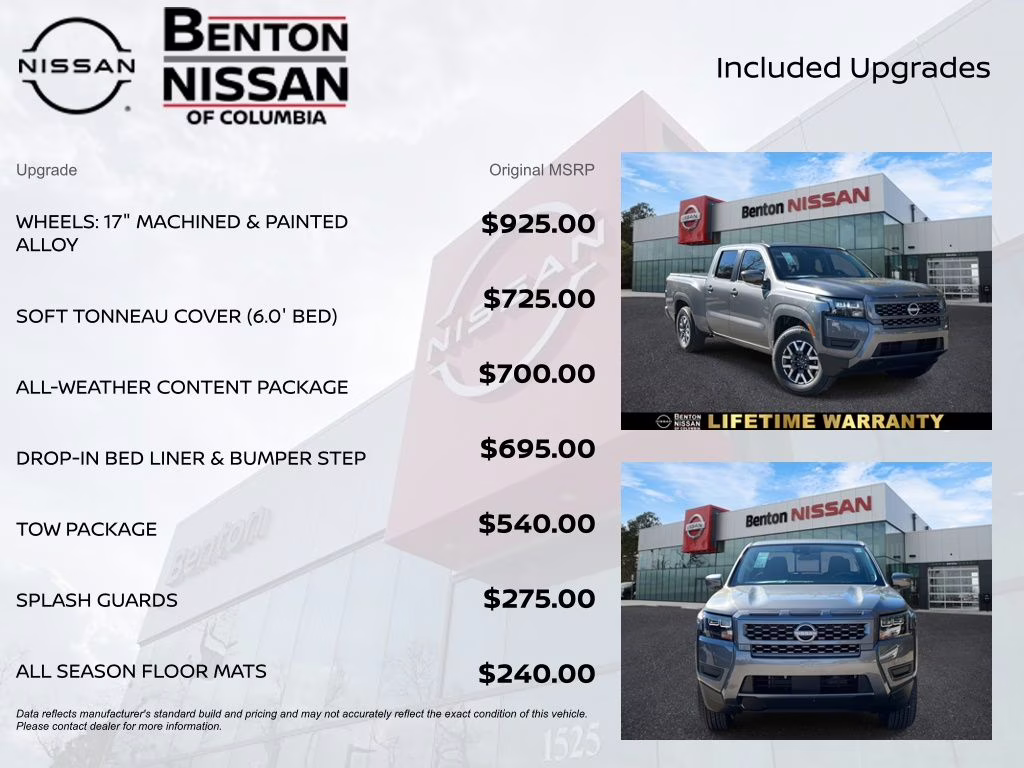2026 Gun Metallic Nissan Frontier SV RWD Truck