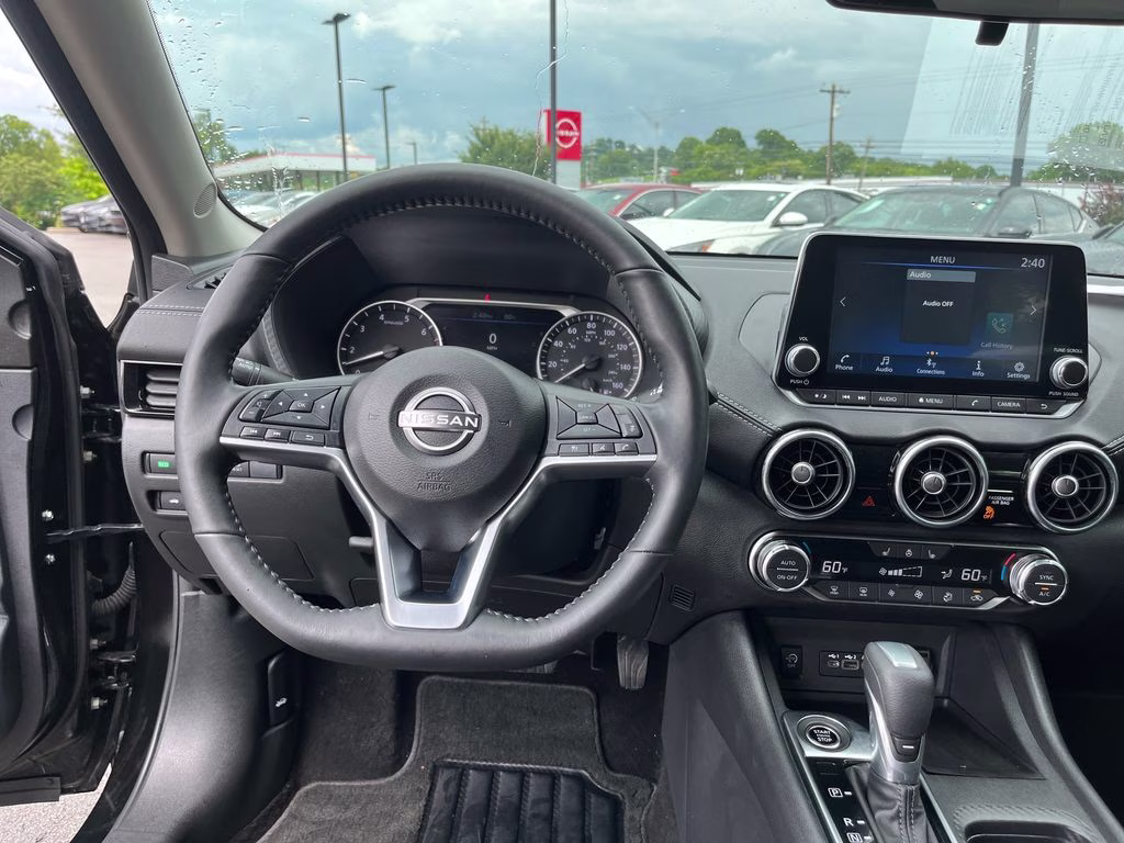 2025 Super Black Nissan Sentra SV FWD Sedan
