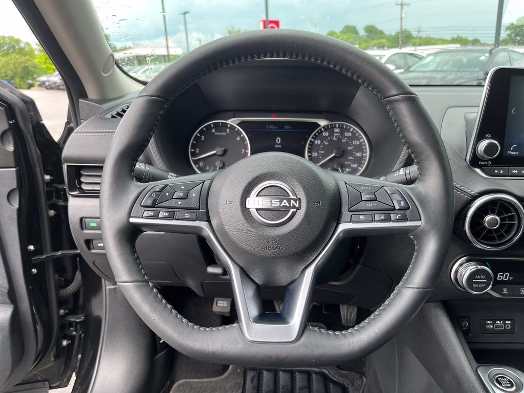 2025 Super Black Nissan Sentra SV FWD Sedan