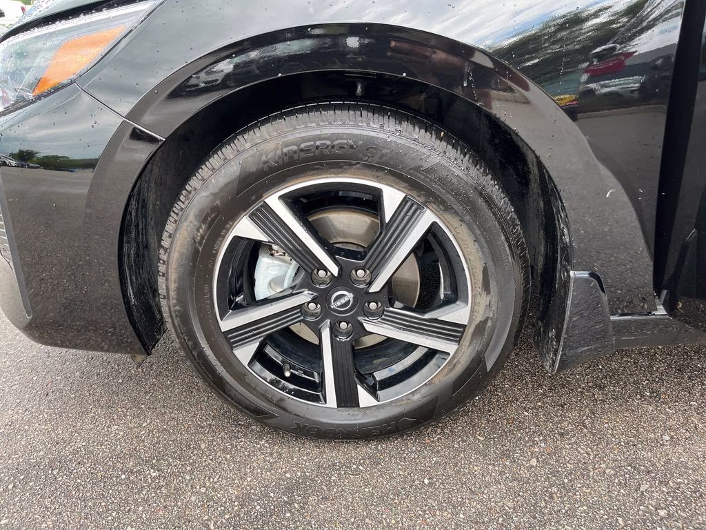 2025 Super Black Nissan Sentra SV FWD Sedan