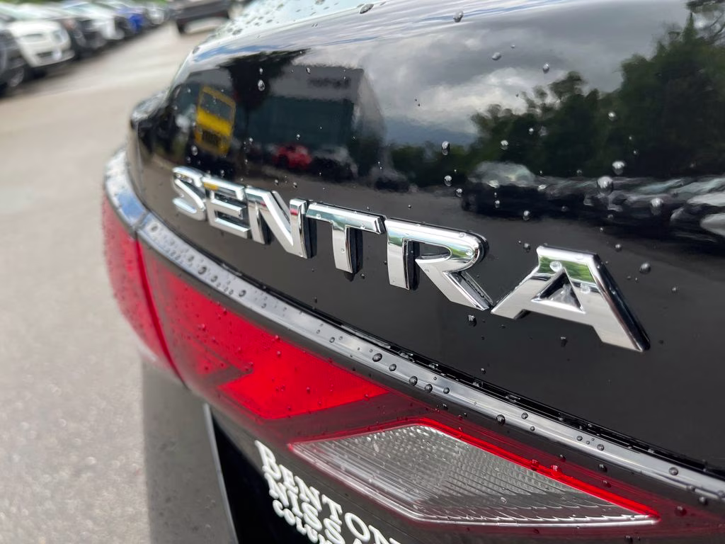 2025 Super Black Nissan Sentra SV FWD Sedan