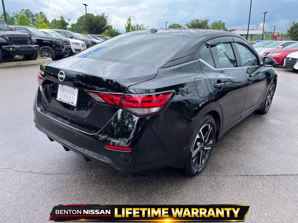 2025 Super Black Nissan Sentra SV FWD Sedan