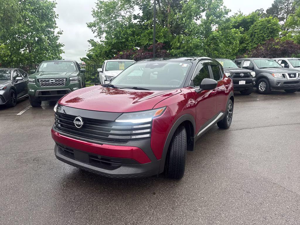 2025 Scarlet Ember Tintcoat/Super Black Nissan Kicks SV AWD SUV