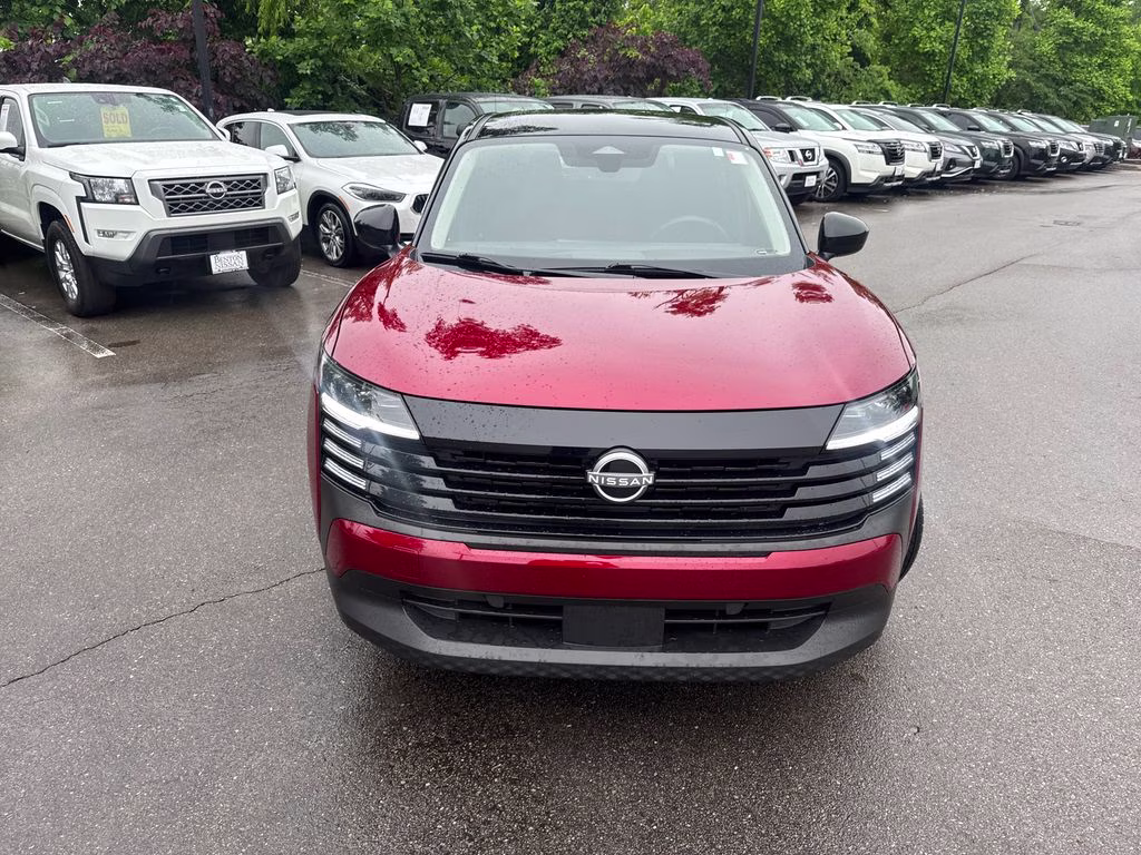 2025 Scarlet Ember Tintcoat/Super Black Nissan Kicks SV AWD SUV