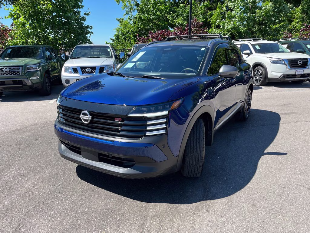 2025 Deep Blue Pearl/Gun Metallic Nissan Kicks SR FWD SUV