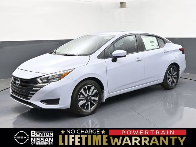 2025 Gray Sky Pearl Nissan Versa 1.6 SV FWD Sedan