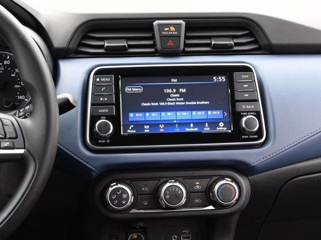 2025 Gray Sky Pearl Nissan Versa 1.6 SV FWD Sedan