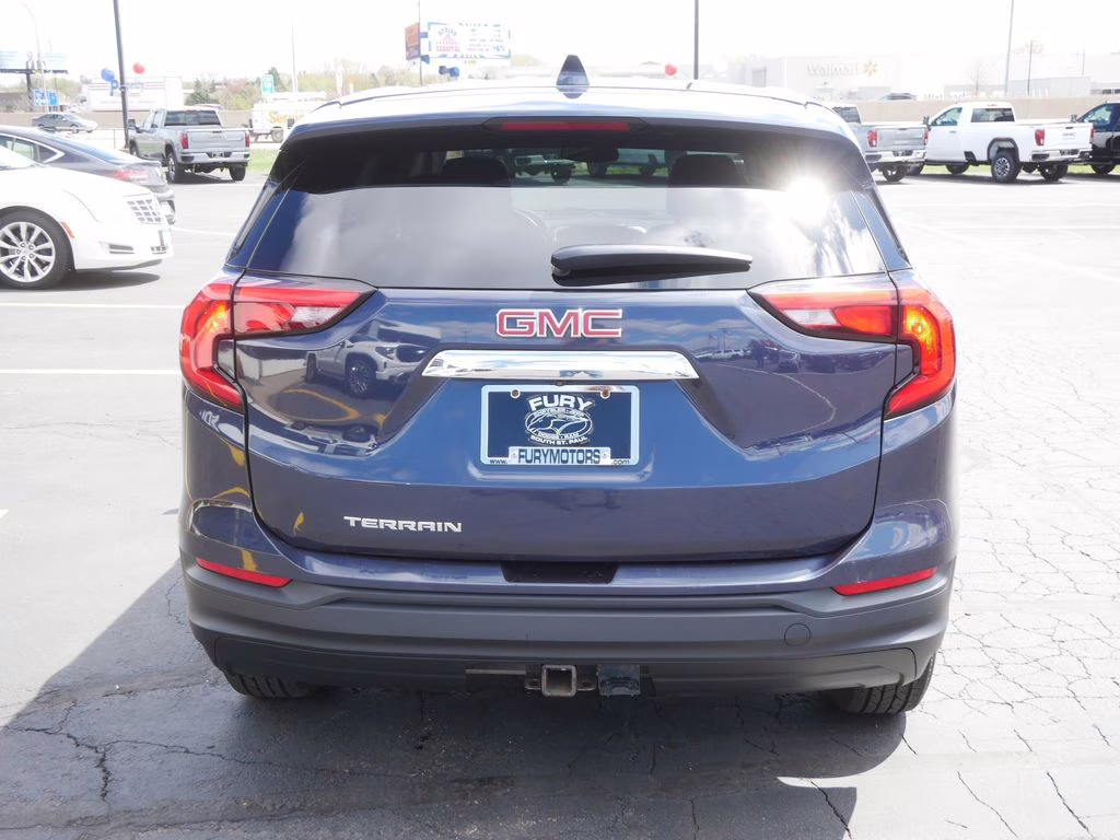2018 Blue Steel Metallic GMC Terrain SLE FWD SUV