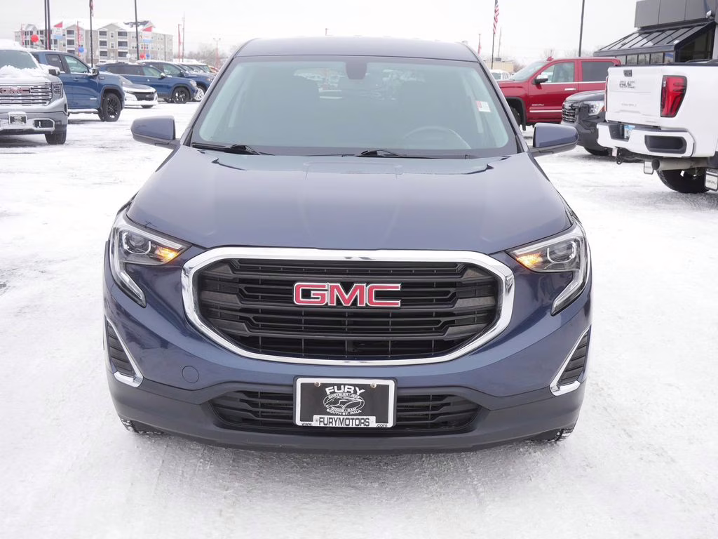 2018 Blue Steel Metallic GMC Terrain SLE FWD SUV