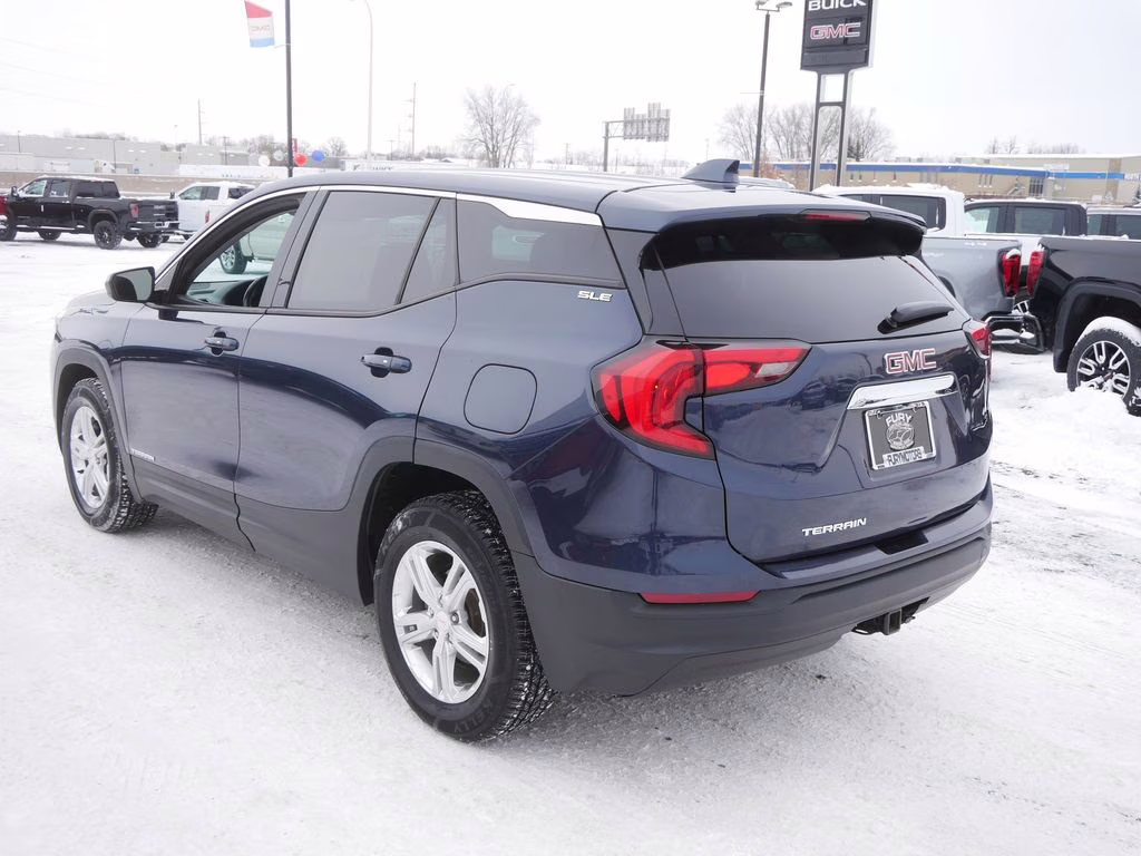 2018 Blue Steel Metallic GMC Terrain SLE FWD SUV