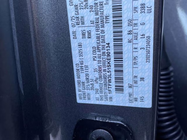 2025 Carbonized Gray Metallic Ford F-150 XLT 4X4 Truck