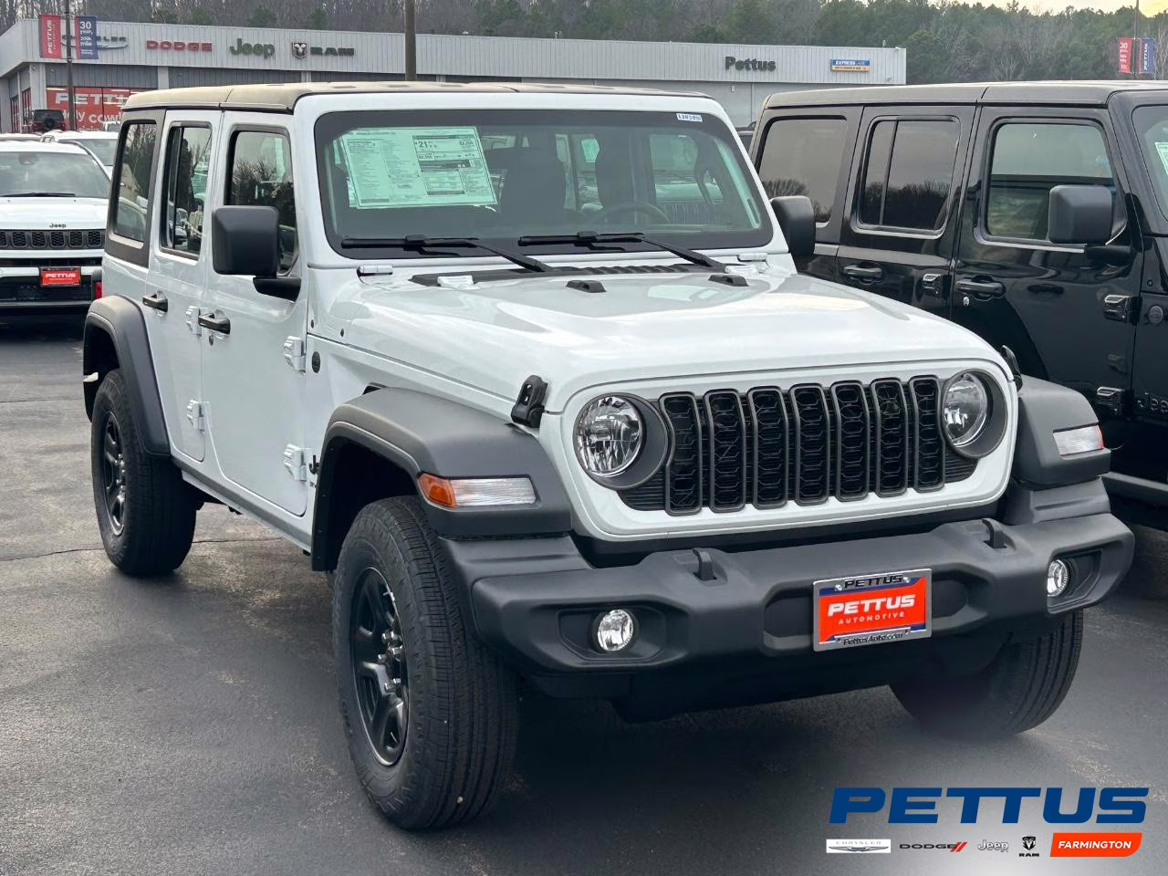 2026 Bright White Clearcoat Jeep Wrangler Sport 4X4 SUV